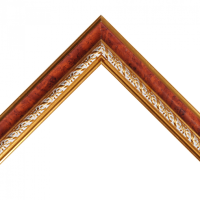 Рамка для картин пластикова, Коричневий з візерунком, м/пог, Х 341 08