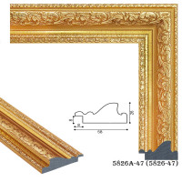 Рамка для картин, вышивки и фото, с узором пластиковая 30x30 см, MF 5826 47
