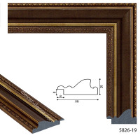 Рамка для картин, вишивки та фото, з візерунком пластикова 30x30 см, MF 5826 B 19