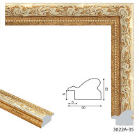 Рамка для картин, вышивки и фото, пластиковая 30x30 см, MF 3022 35