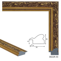 Рамка для картин, вышивки и фото, пластиковая 30x30 см, MF 3022 55