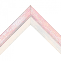 Рамка для картин, вишивки та фото, пластикова 40x40 см, Рожевий з білим SA 3118 242