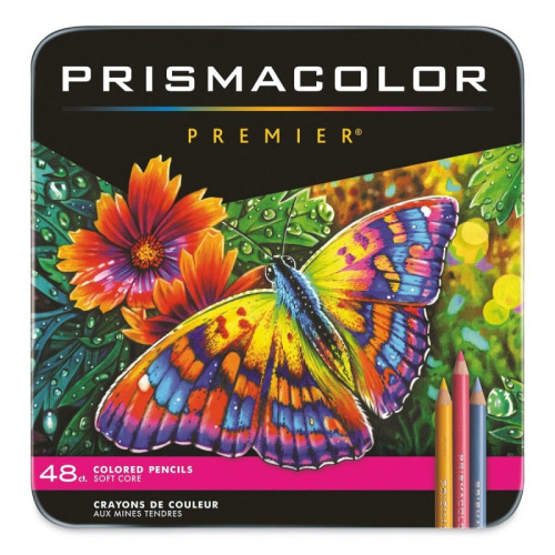 Набір м'яких кольорових олівців Prismacolor Premier, 48 кольорів