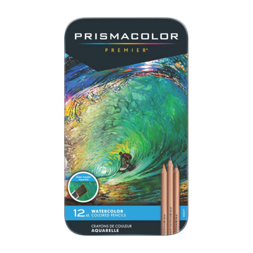 Набір акварельних олівців Prismacolor Watercolor, 12 кольорів