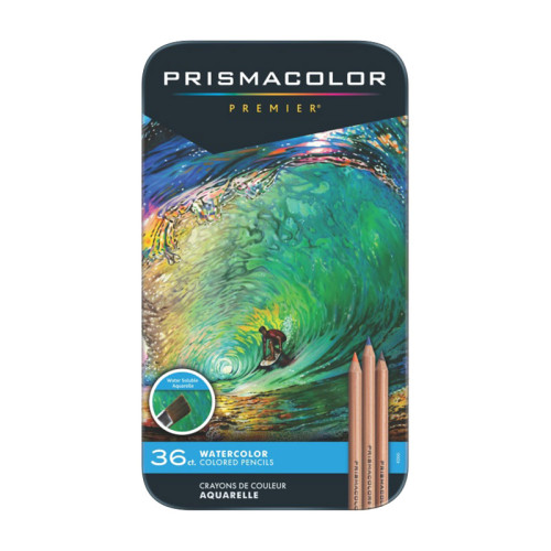 Набір акварельних олівців Prismacolor Watercolor, 36 кольорів