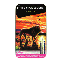 Набор мягких цветных карандашей Prismacolor Highlighting and Shading, 24 цвета