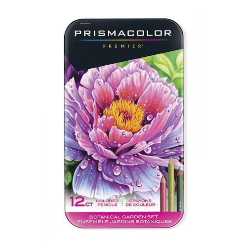 Набор мягких цветных карандашей Prismacolor Botanical, 12 цветов