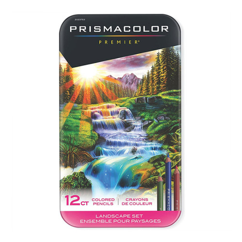 Набір м'яких кольорових олівців Prismacolor Landscape, 12 кольорів