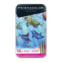 Набір м'яких кольорових олівців Prismacolor Under the Sea, 12 кольорів