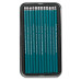Набір графітних олівців Prismacolor Turquoise 4B-6H, 12 штук