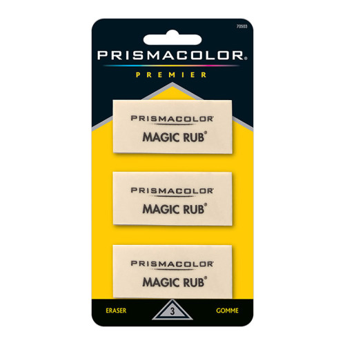 Набір вінілових гумок Prismacolor Eraser Magik Rub  3 шт у наборі
