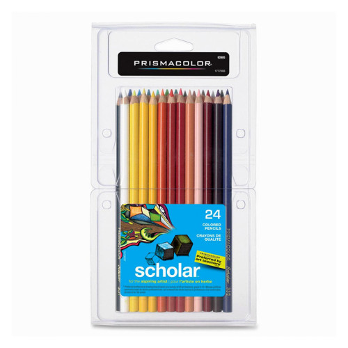 Набір учнівських кольорових олівців Prismacolor Scholar Art 24 кольори