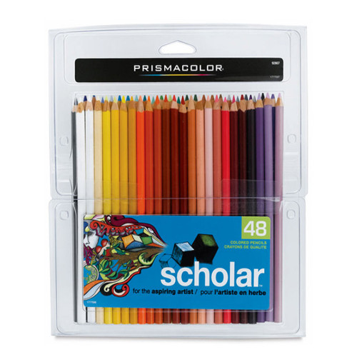 Набор ученических цветных карандашей Prismacolor Scholar Art 48 цветов
