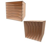 Мебельный органайзер для бумаг и документов (разобранный), 36,5х36,5х38,5 см, №18