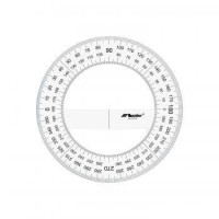 Транспортир круглый д=12 см, 360°