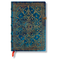 Записная книжка в линию с замочком Paperblanks 12х18 см, Эквинокс лазурный