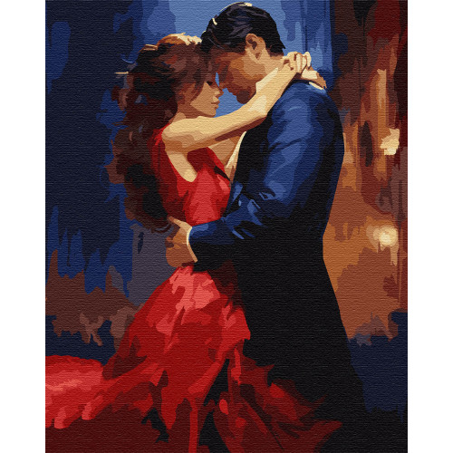 Картина по номерам Танец про любовь 40х50 см, SANTI