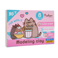 Пластилін Yes Pusheen 8 кольорів 160 г