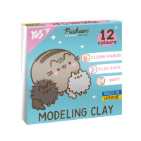 Пластилин YES Pusheen 12 цветов 240 г