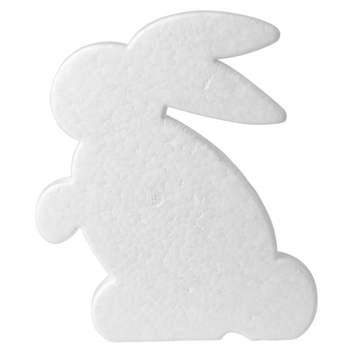 Пенопластовая заготовка плоская Кролик SANTI 14 см, 1 шт