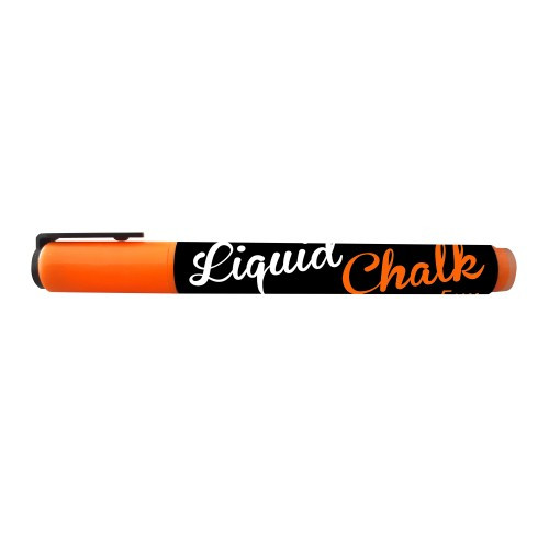 Меловый маркер SANTI, неоновый оранжевый, 5 мм