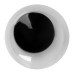 Глазки самоклеющиеся черные 10 мм SANTI, 50 шт
