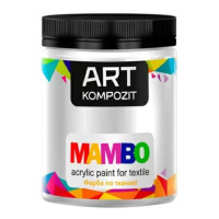 Акриловая краска для ткани Art Kompozit 430 мл, 1 Белый
