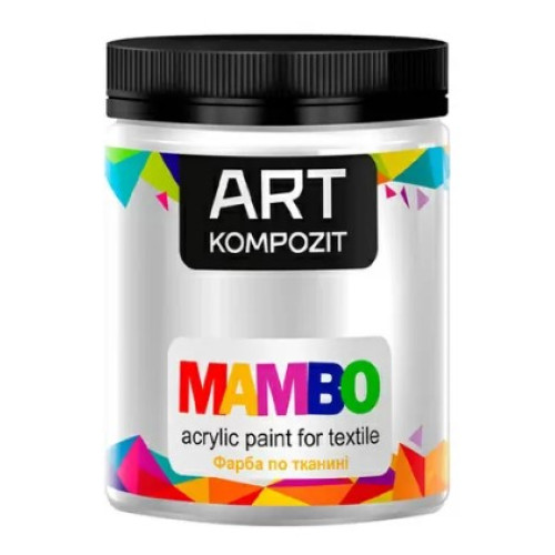 Акриловая краска для ткани Art Kompozit 430 мл, 1 Белый
