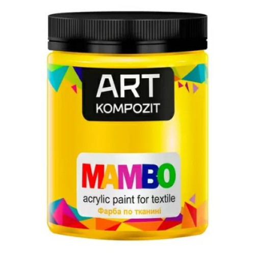 Акрилова фарба для тканини Art Kompozit 430 мл, 4 Жовтий