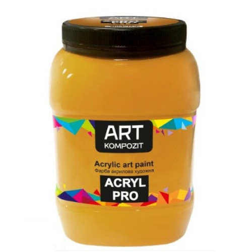 Акриловая краска Art Kompozit, 131 охра желтая, 1 л