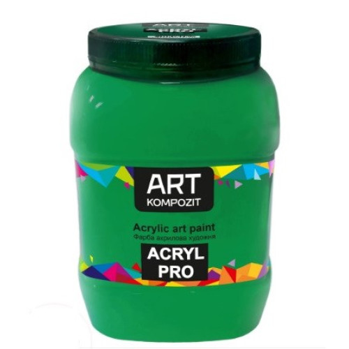 Акрилова фарба Art Kompozit, 356 зелений особливий, 1 л