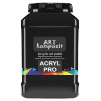 Акриловая краска Art Kompozit, 540 марс черный, 1 л