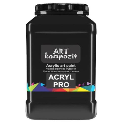 Акриловая краска Art Kompozit, 540 марс черный, 1 л
