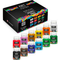Набор акриловых красок ACRYL PRO ART Kompozit, 12 цветов