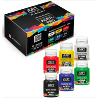 Набор акриловых красок ACRYL PRO ART Kompozit, 6 цветов