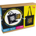 Набор эко-сумка раскраска черная Тризуб ROSA Talent, хлопок 240 г/м2, 38х42 см
