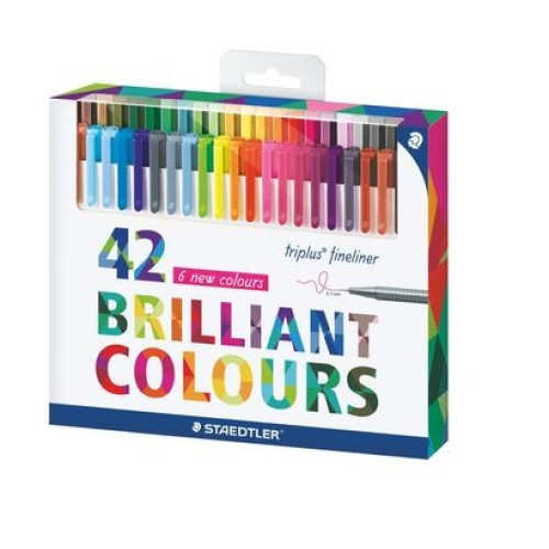 Набір капілярних ручок STAEDTLER Triplus fineliner, 42 кольори