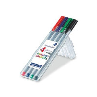 Набор капиллярных ручек STAEDTLER Triplus fineliner, 4 цвета