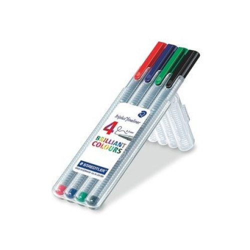 Набір капілярних ручок STAEDTLER Triplus fineliner, 4 кольори