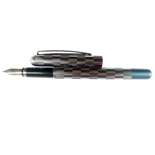 Ручка перова Senator Silver Line, синій