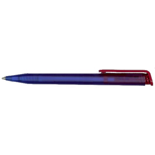 Ручка кулькова Senator SUPER-HIT ICY пластик, прозоро-синьо-червоний
