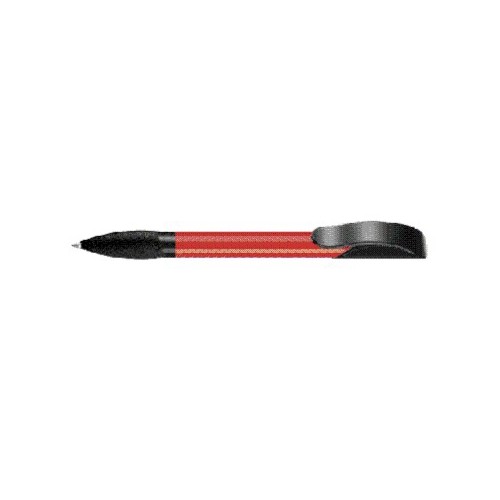 Ручка шариковая Senator Hattrix-Basic, черно-красный
