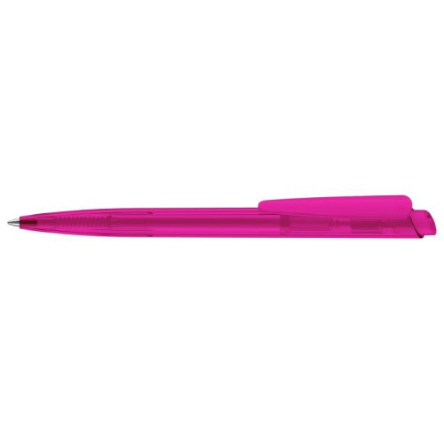 Ручка шариковая Senator DART CLEAR пластик, прозрачно-розовый
