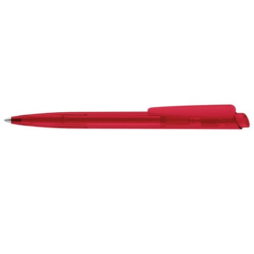Ручка шариковая Senator DART CLEAR пластик, прозрачно-красный