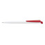 Ручка шариковая Senator Dart Polished Basic пластик, бело-красный 186
