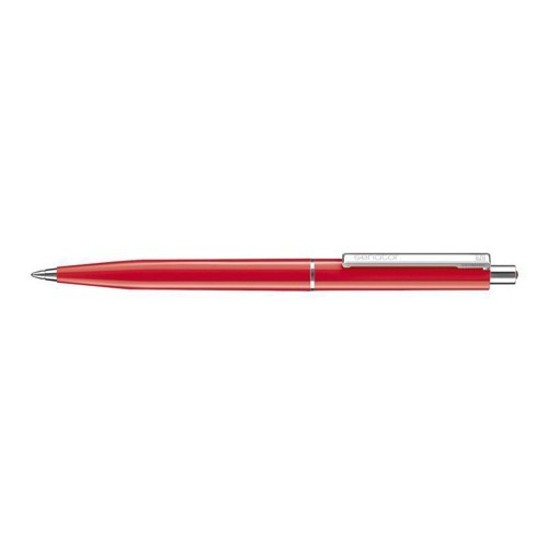 Ручка шариковая Senator Point Polished пластик, красный 186