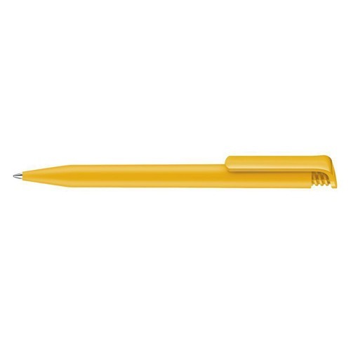 Ручка шариковая Senator Super Hit Matt, пластиковый матовый корпус, желтый
