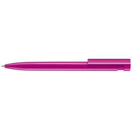 Ручка шариковая Senator Liberty Polished пластик, розовый родамин красный