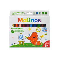 Фломастери на водній основі MALINOS Babyzauber для малюків, 10 шт