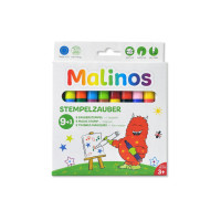 Штампы-фломастеры меняющие цвет MALINOS Stempelzauber, 9 (9+1) шт